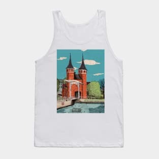 Oosterpoort Delft Netherlands - Eastern Gate Delft City Travel Art Tank Top